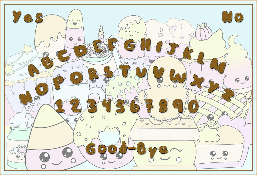 Kawaii Sweets Spiritboard by Ruth Moratz Kawaii Sweets Spiritboard by Ruth Moratz