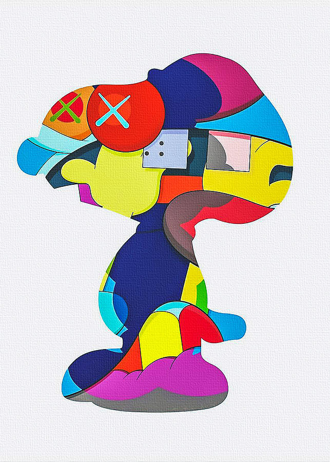 Kaws Snoopy Digital Art by Joseph On