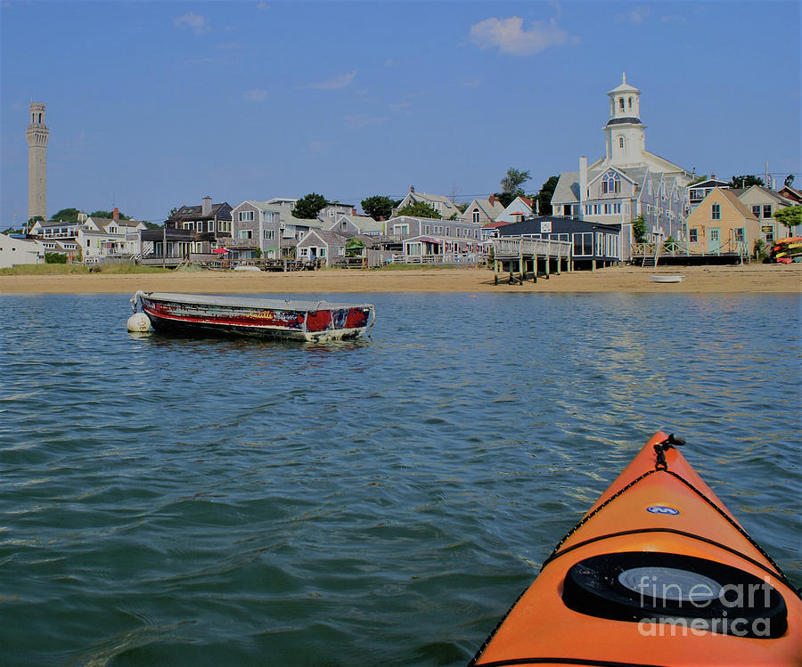 Kayaking in Provincetown Photograph by Darcy Leigh
