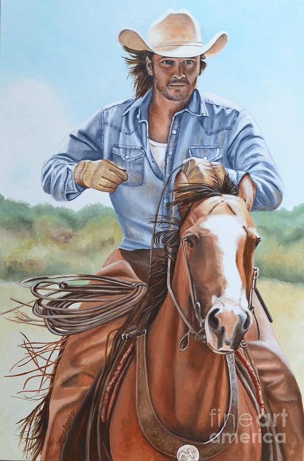 Kayce Dutton Painting by Mary Rogers