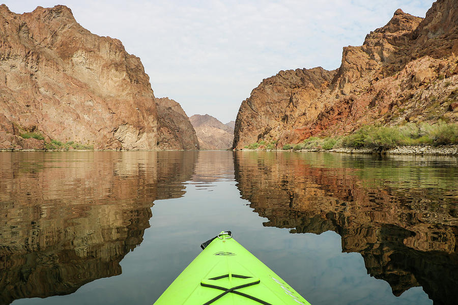 Kayking within Black Canyon National Water Trail Photograph by Dawn Richards