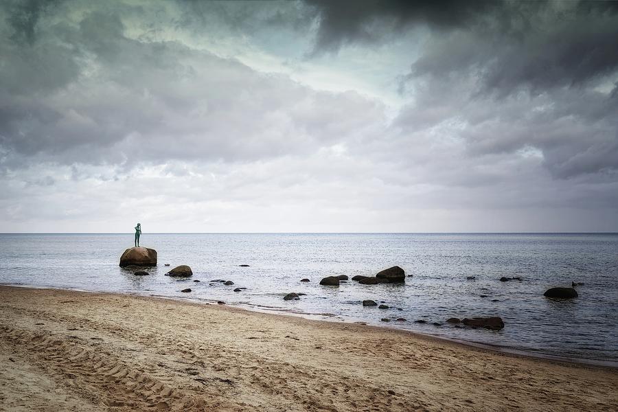 Nature Photograph - Kaysa at beach by Augenwerk Susann Serfezi