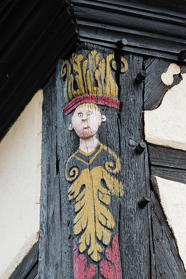 Kaysersberg architecture details - 1 - Alsace - France Photograph by Paul MAURICE