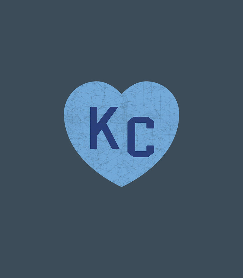 KC Kansas City Heart Royal Blue Powder Baby Love Kc Heart KC by Journe  Olivia