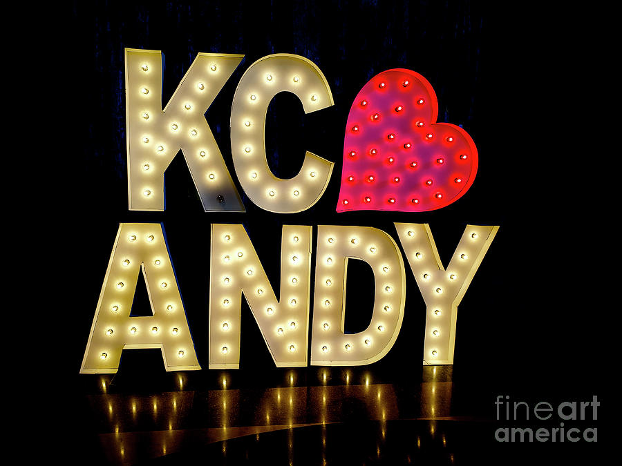 KC Loves Andy Photograph by Jean Hutchison