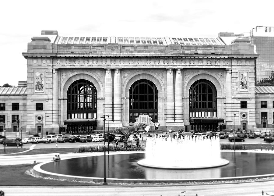 KC Union Station BW Photograph by Mary Pille