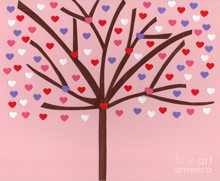 KC221227- Heart Tree Painting by Kristy Carpenter - Fine Art America