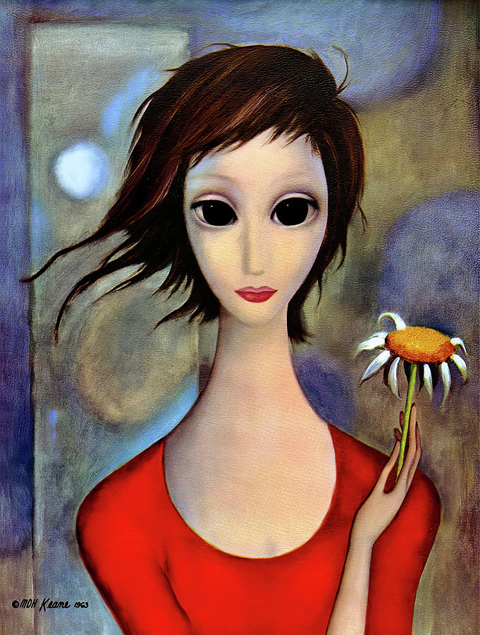 Keanes daisy Digital Art by Margaret Keane | Fine Art America