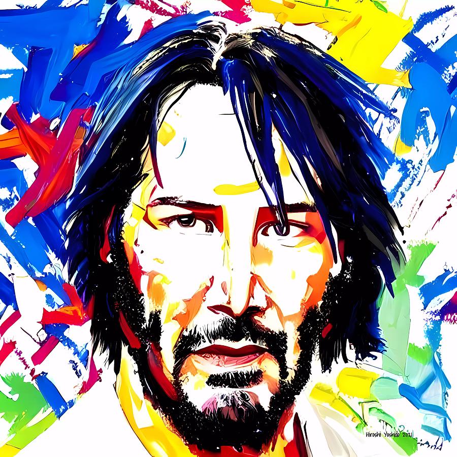 Keanu Reeves Digital Art By Hiroshi Yoshido - Fine Art America