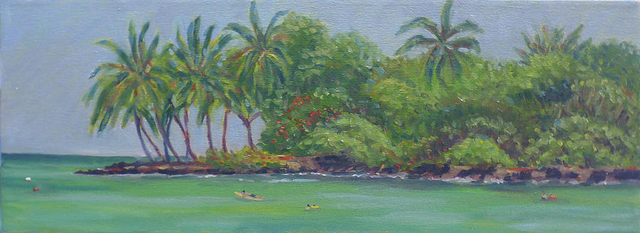 Keauhou Bay Painting by Stan Chraminski