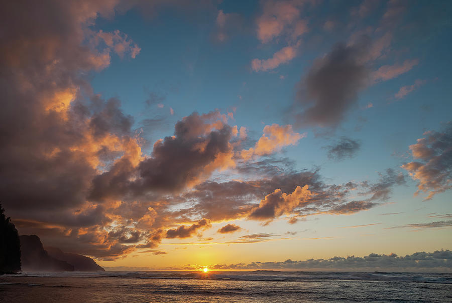 KEE Beach Sunset. Photograph by Doug Davidson