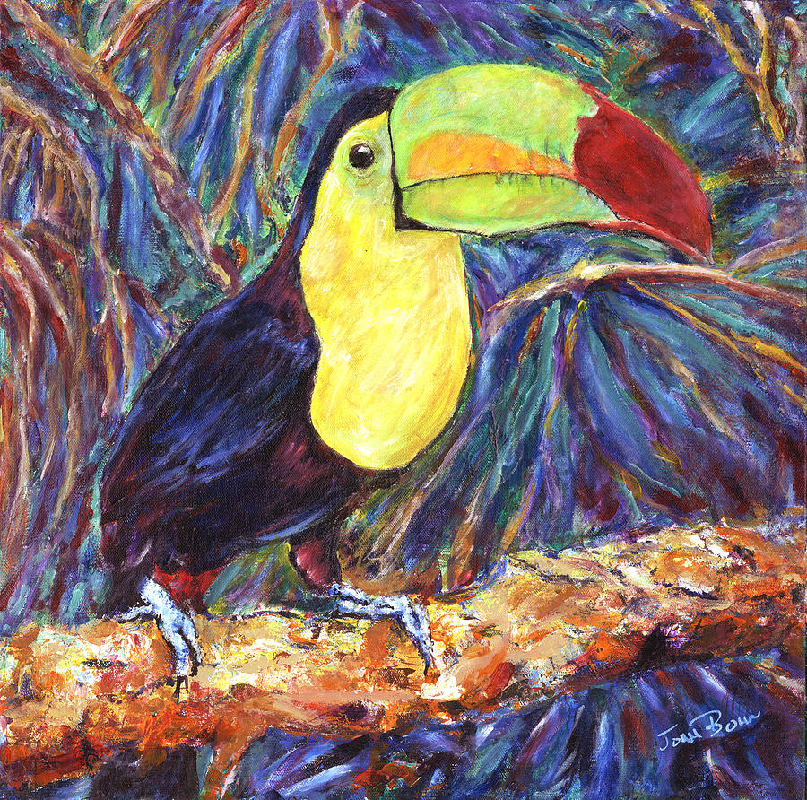 Keel-billed Toucan Painting by John Bohn