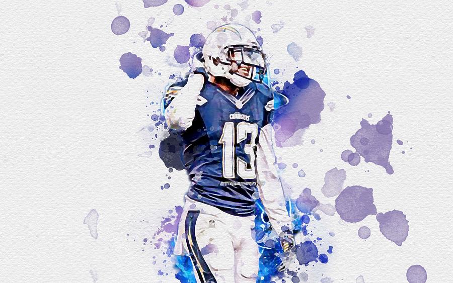 Keenan Allen Nfl Wide Receiver Los Angeles Chargers American Football ...