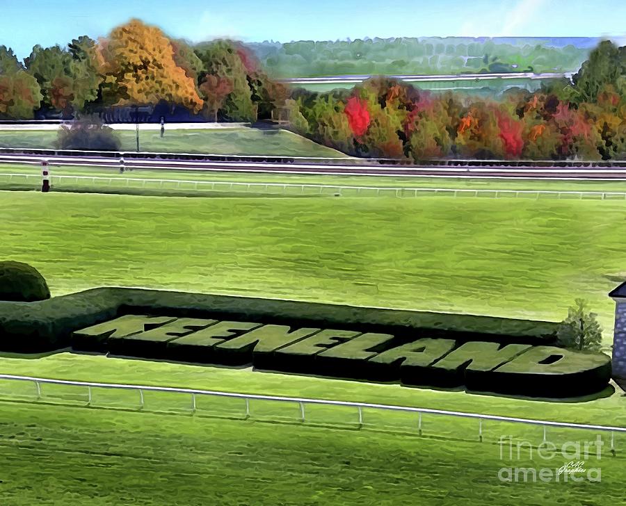 Keeneland Autumn Digital Art by CAC Graphics