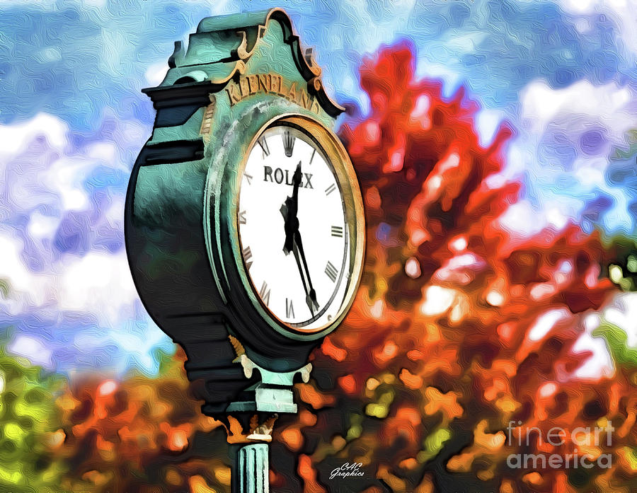 Keeneland Autumn Time Painting by CAC Graphics