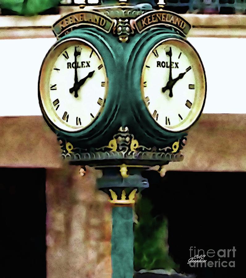Keeneland Double Time Digital Art by CAC Graphics