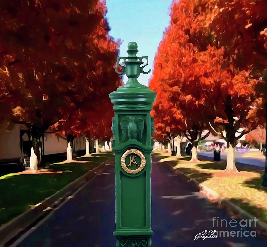 Keeneland Entrance Gatepost Digital Art by CAC Graphics