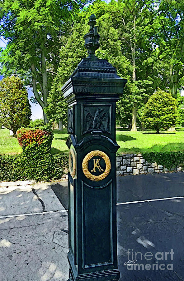 Keeneland Gatepost Photograph by CAC Graphics