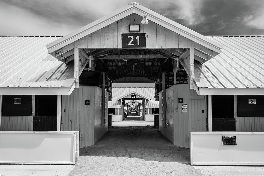 Keeneland Horse Stables Photograph by Alexey Stiop