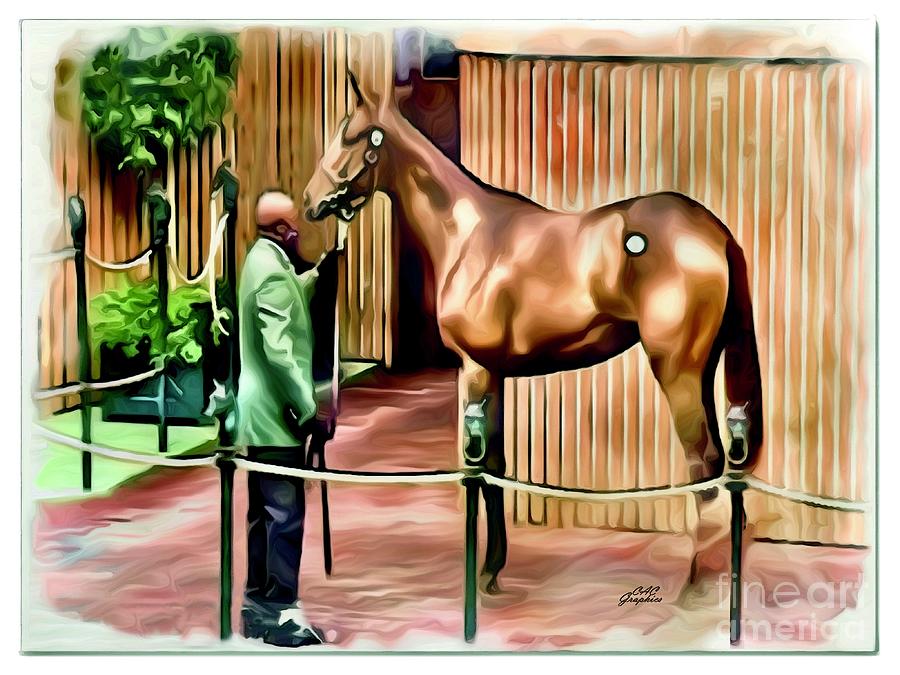 Keeneland Sales Digital Art by CAC Graphics