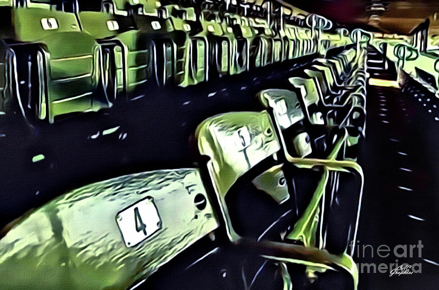 Keeneland Seating Digital Art by CAC Graphics