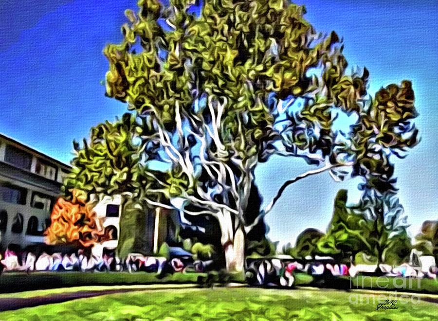 Keeneland Sycamore Tree 2 Digital Art by CAC Graphics