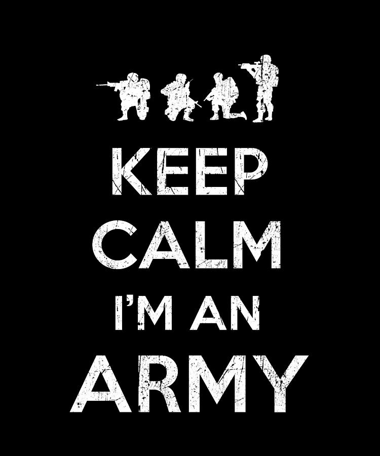 Keep Calm Army Digital Art by Manuel Schmucker - Fine Art America