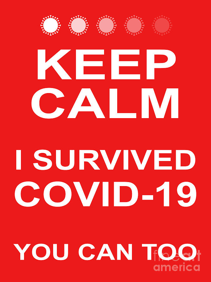 Keep Calm I Survived COVID 19 You Can Too 20200321v1 Photograph by Wingsdomain Art and Photography