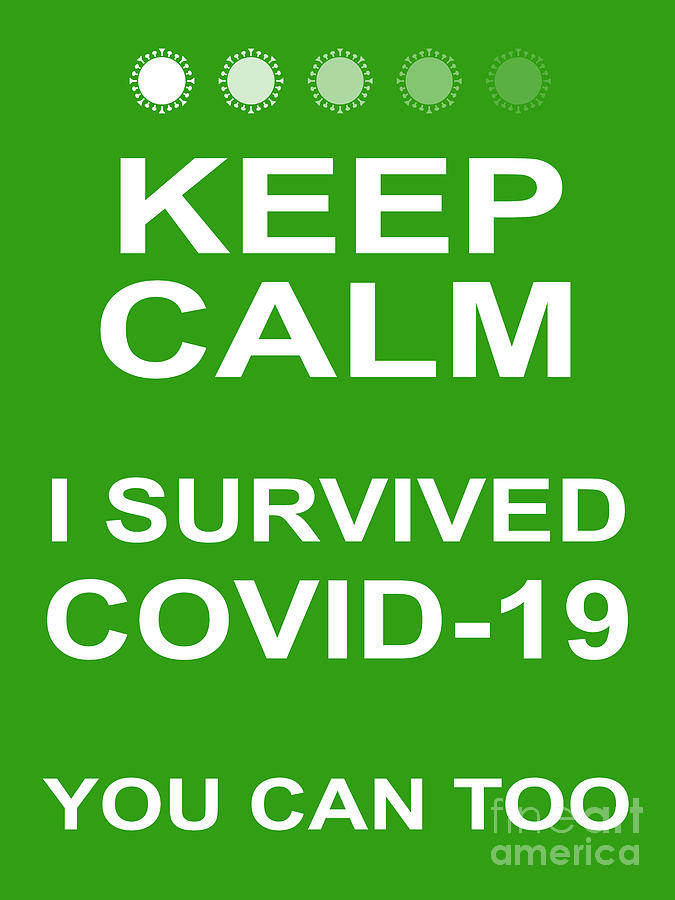 Keep Calm I Survived COVID 19 You Can Too 20200321v3 Photograph by Wingsdomain Art and Photography