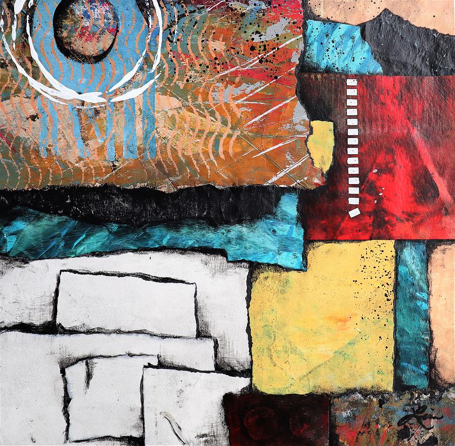 Keep Centering Yourself Mixed Media by Laura Lein-Svencner - Fine Art ...