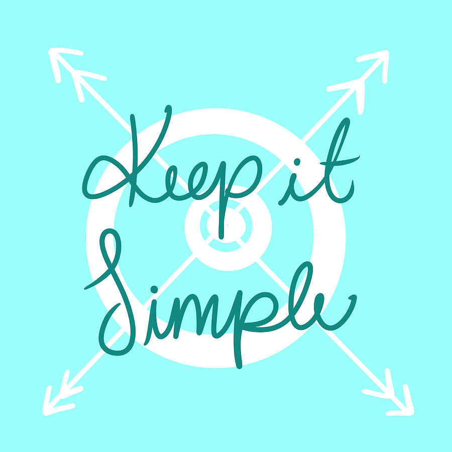 Keep it simple illustration Poster retro Painting by Jeremy Bethany ...