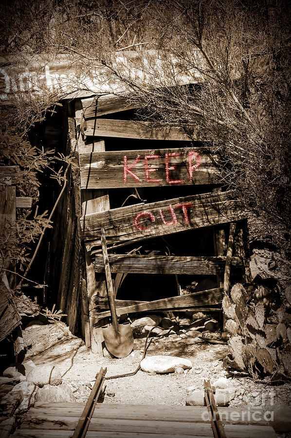 Keep Out Digital Art by Kirt Tisdale