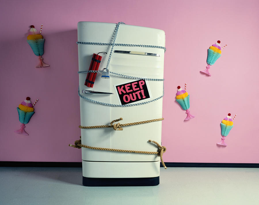Keep Out of Refrigerator Photograph by Siede Preis