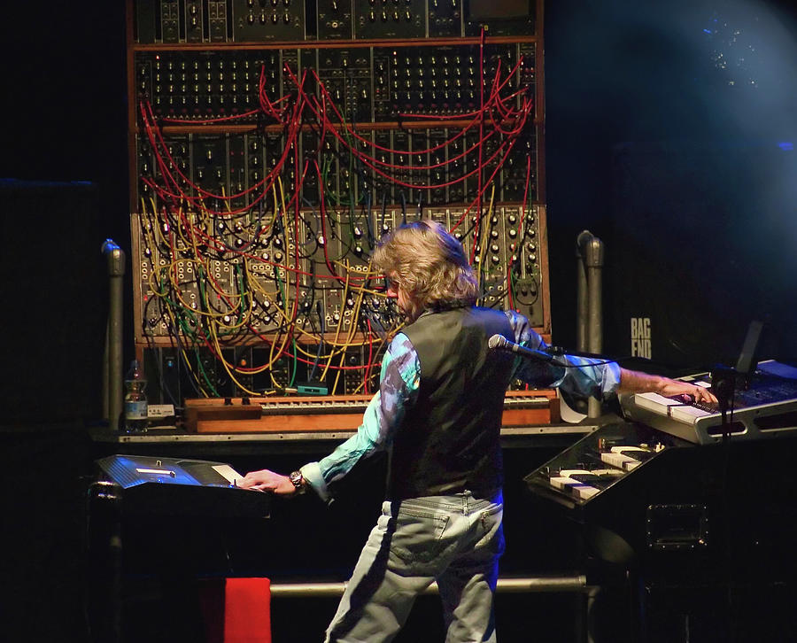 Keith Emerson and the Moog Synth Photograph by Micah Offman