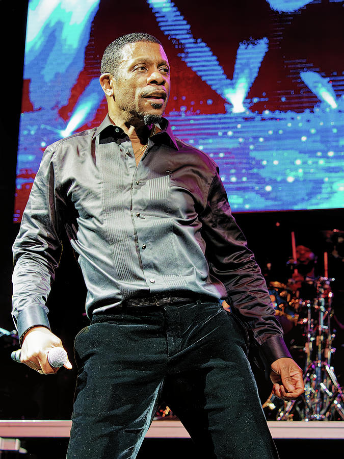 Keith Sweat in Concert Photograph by Ron Dubin