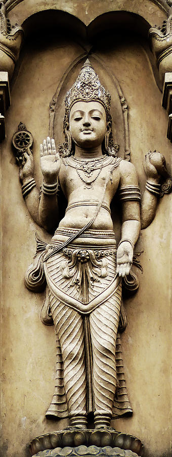Kelaniya Vishnu Statue Closer Photograph by Weston Westmoreland