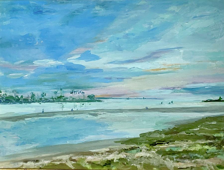 Kellogg St Beach Afternoon Painting by Maureen Blackhall - Fine Art America