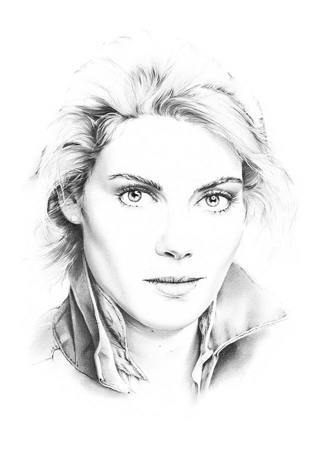 Hollywood Drawing - Kelly McGillis by Dirk Richter