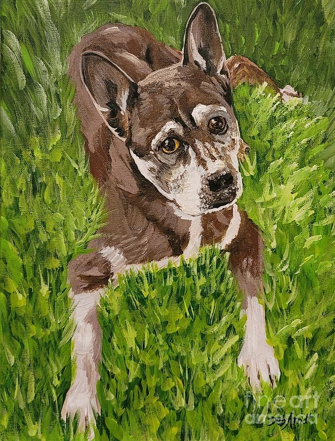 Kellys Dog Painting by Deb Arndt