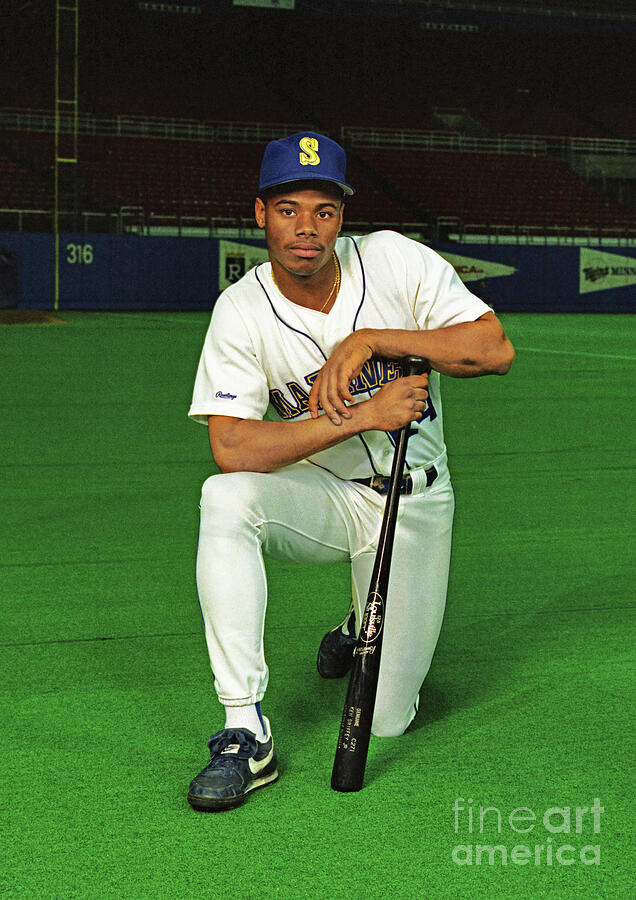 Ken Griffey, Jr. rookie year, 1989 Photograph by Michael Ziegler Fine