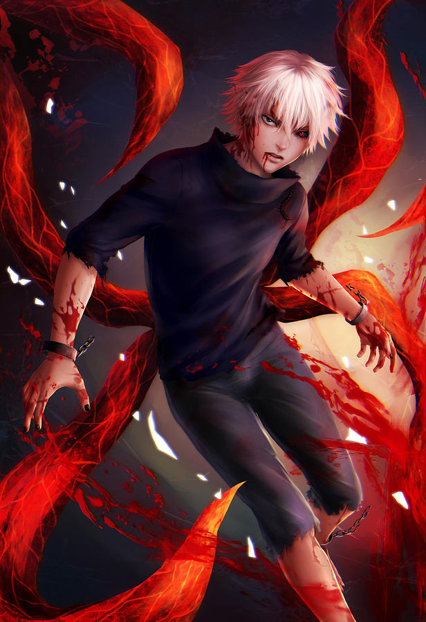 Ken Kaneki Tokyo Ghoul Digital Art by Lac Lac - Fine Art America