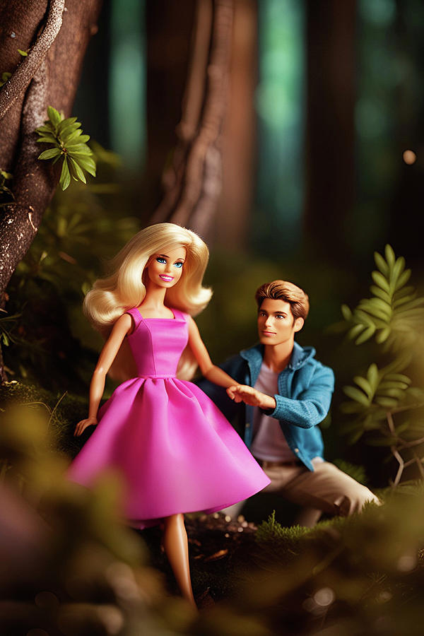 Ken Proposes To Barbie Digital Art by Movie Poster Prints - Fine Art ...