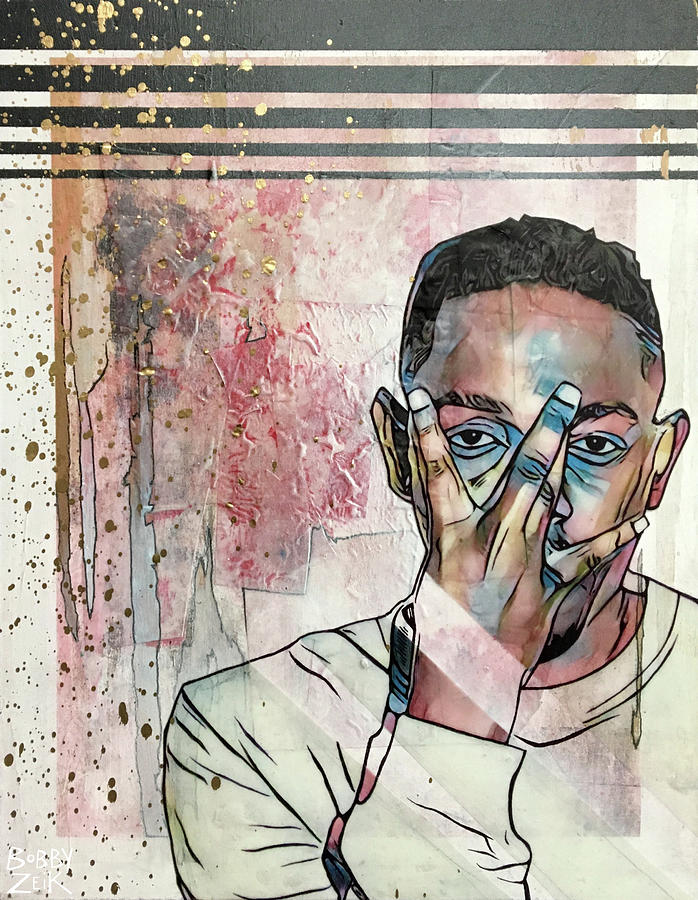 Kendrick Painting by Bobby Zeik