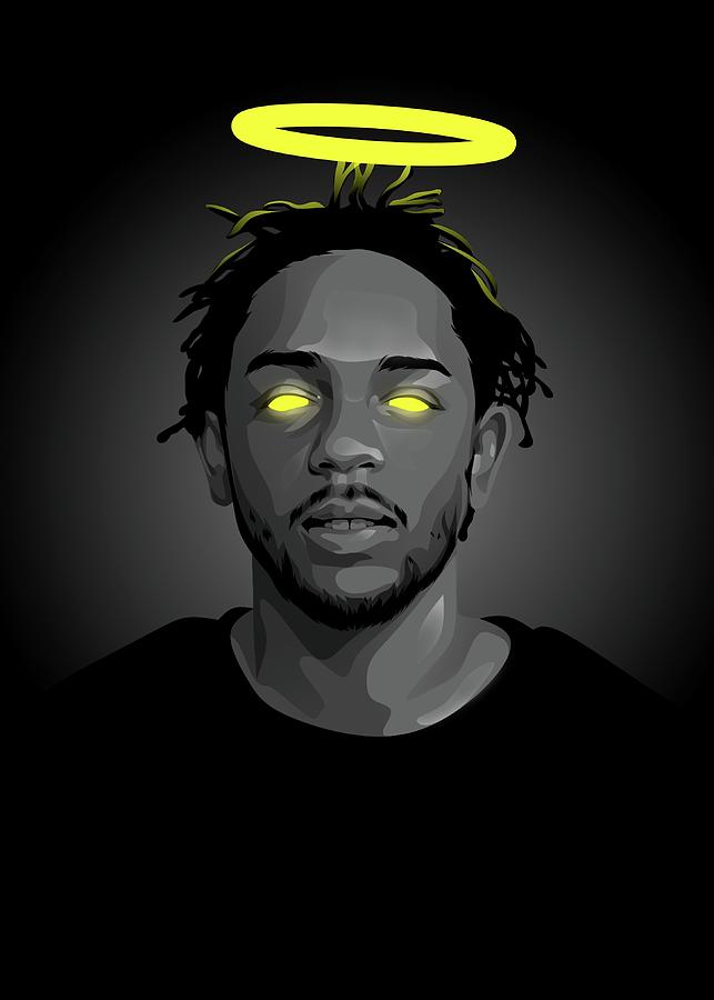 Kendrick Lamar digital art. #kendricklamar #digitalart #art