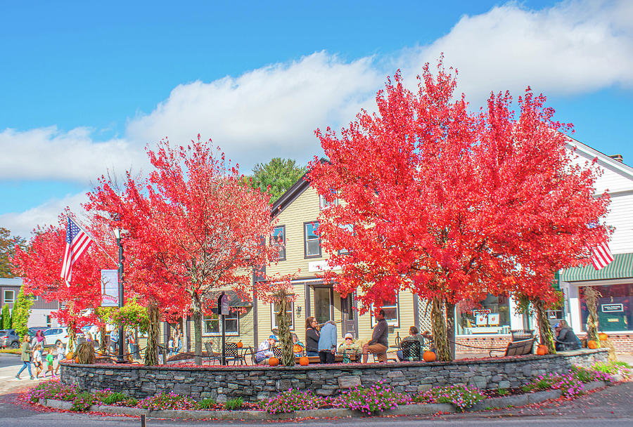 Kennebunk Town Square Photograph by Cynthia Fitzmorris - Fine Art America