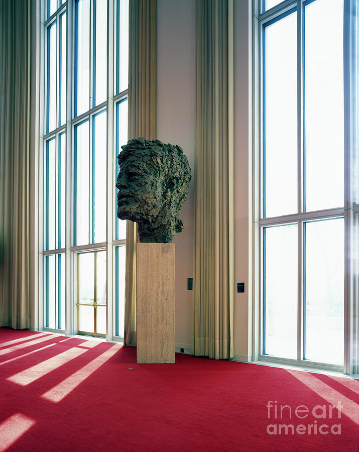Kennedy Center - Bust Of Jfk Photograph by Carol Highsmith Kennedy Center - Bust Of Jfk Photograph by Carol Highsmith
