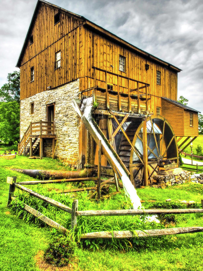Kennedy Wade Grist Mill 295 Photograph by James C Richardson