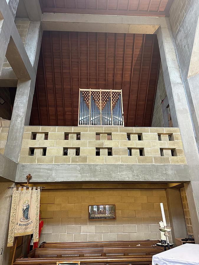 Kenneth Tickell Organ at St Benedicts  Photograph by Gordon James