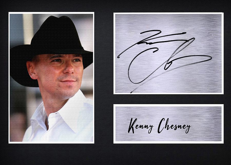 Kenny Chesney 5 Digital Art by Joseph On