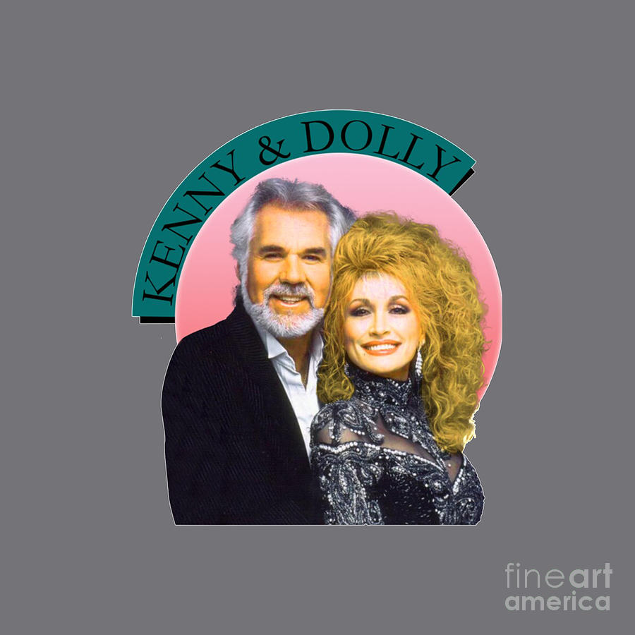 Kenny Rogers Dolly Parton Drawing by Vernon B Vanetten - Fine Art America